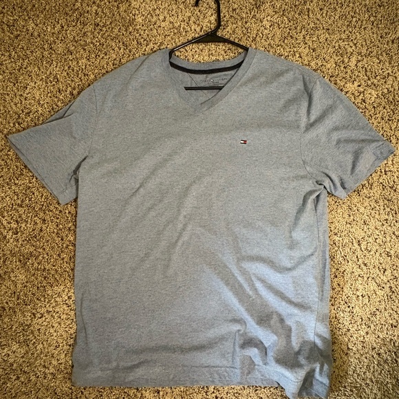 Tommy Hilfiger Other - Tommy Hilfiger Men's Light Blue V-Neck T-Shirt - As new